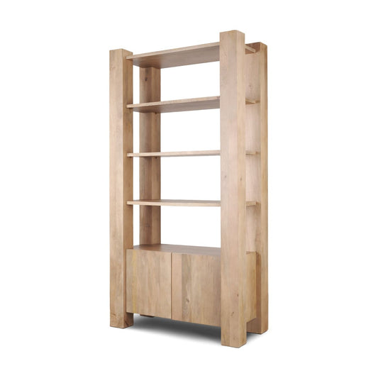 Beth Shelving Unit Light Brown - shelving