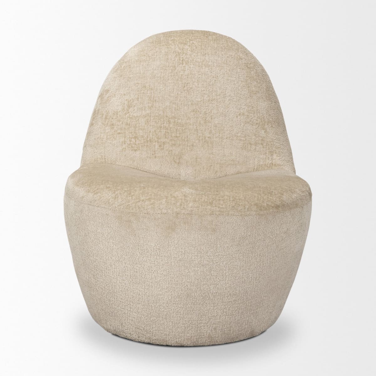 Beverly Accent Chair Beige Chenille - accent-chairs