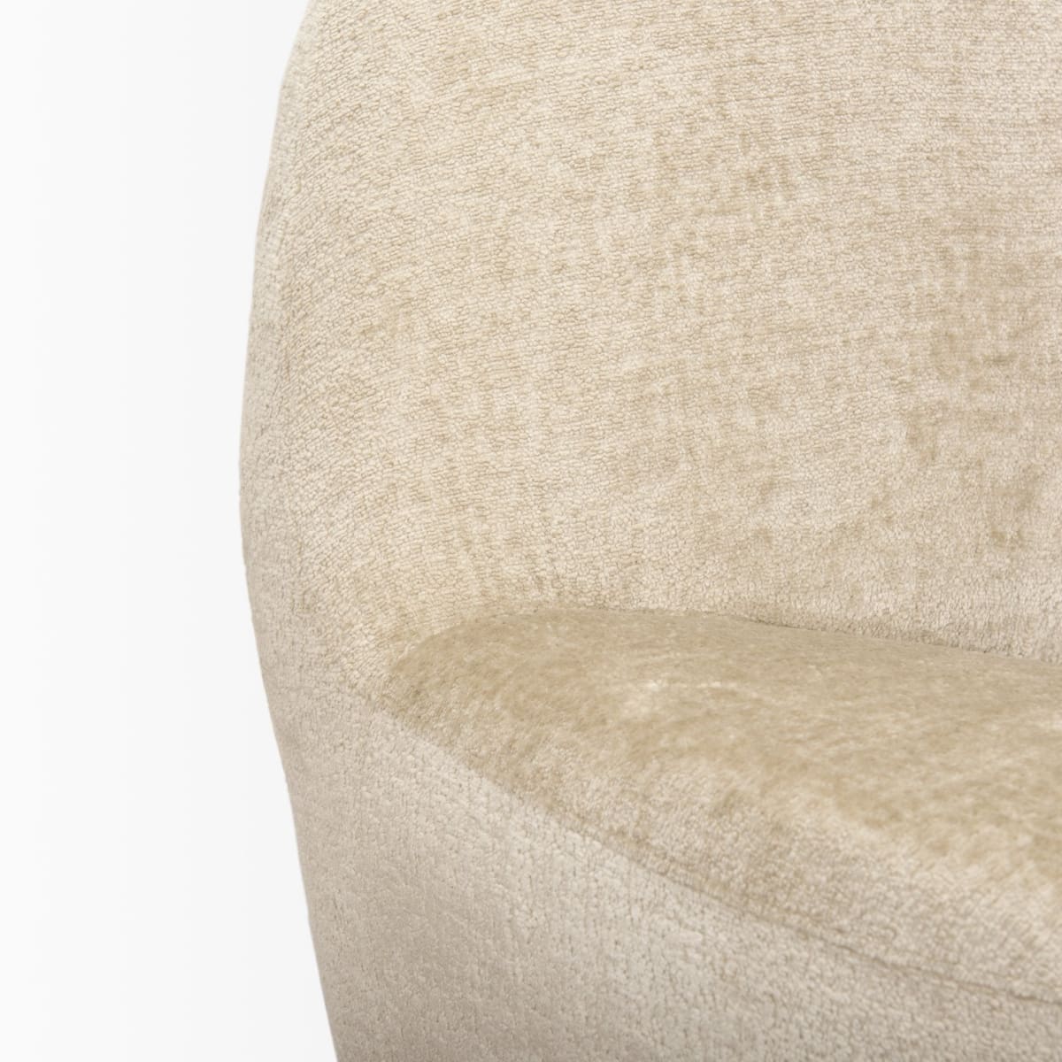 Beverly Accent Chair Beige Chenille - accent-chairs