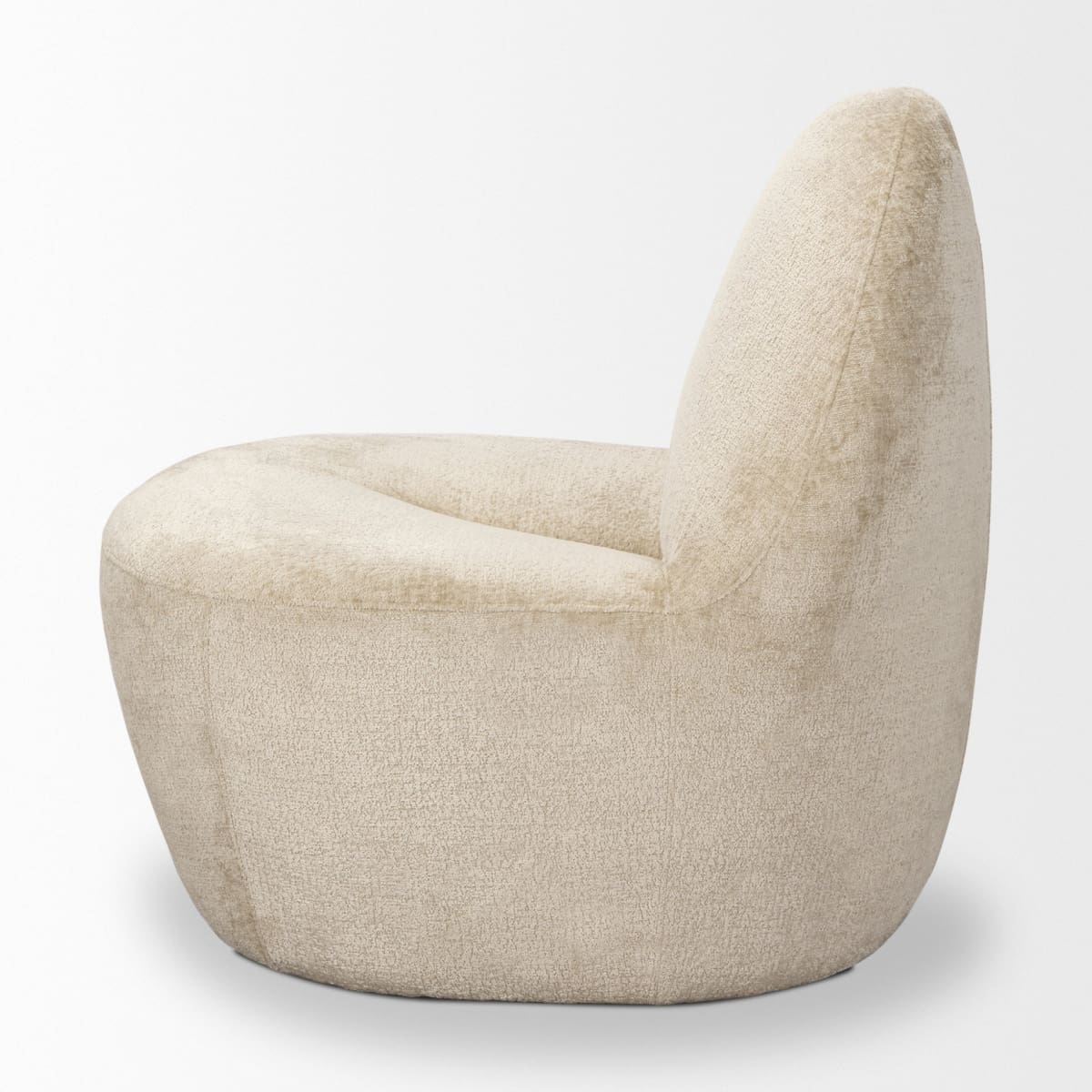 Beverly Accent Chair Beige Chenille - accent-chairs