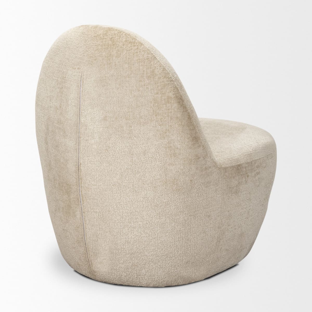 Beverly Accent Chair Beige Chenille - accent-chairs