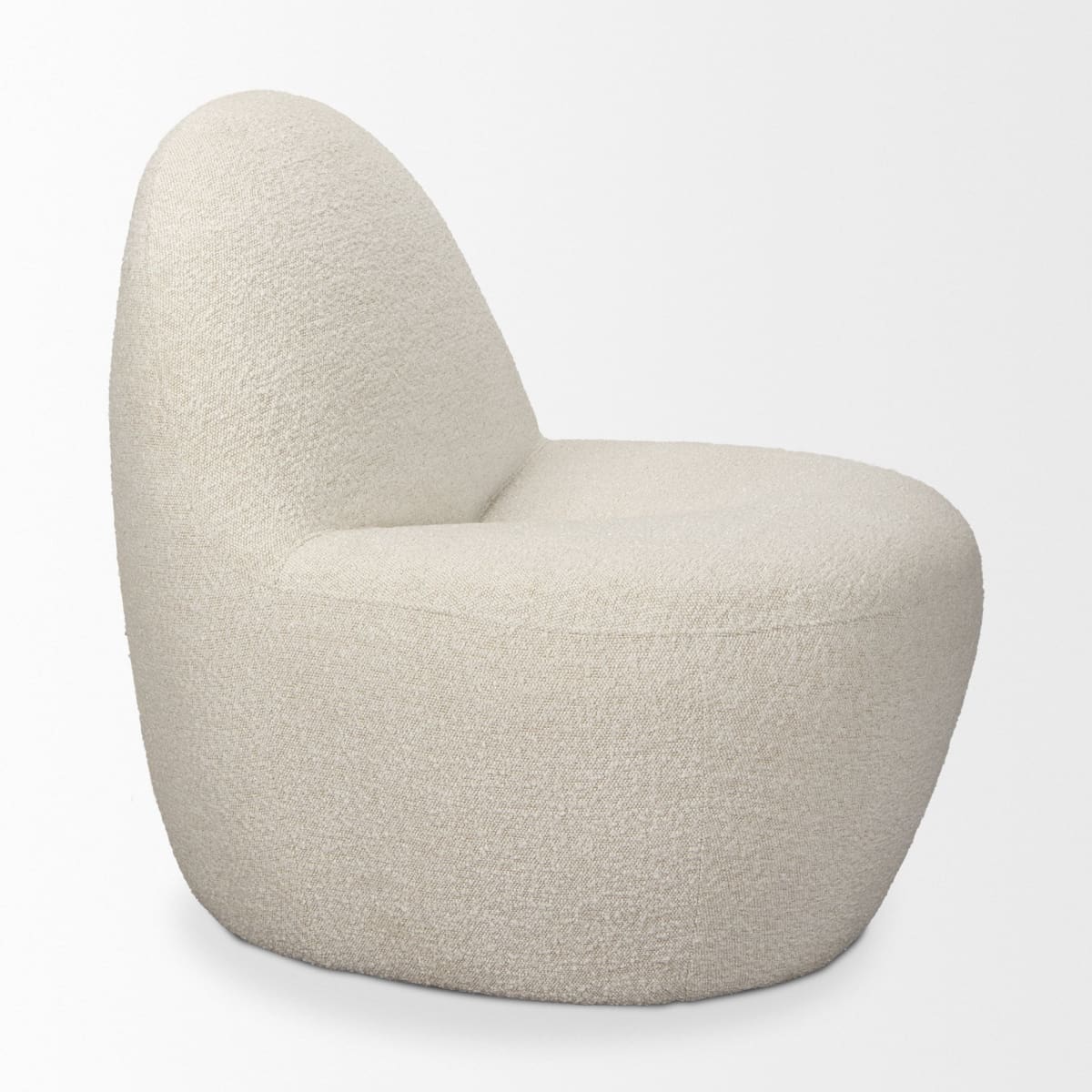 Beverly Accent Chair Cream Boucle - accent-chairs