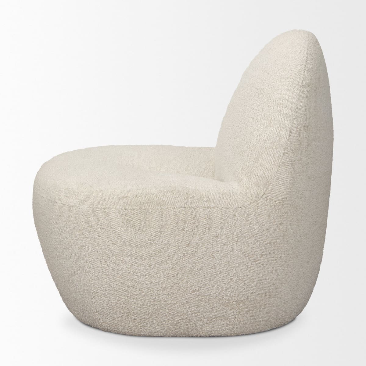 Beverly Accent Chair Cream Boucle - accent-chairs