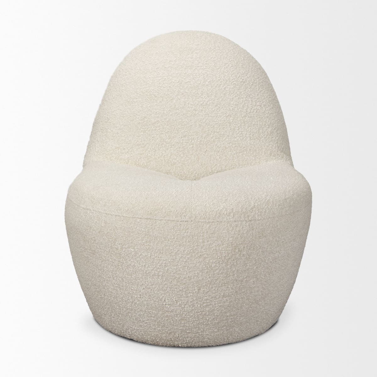 Beverly Accent Chair Cream Boucle - accent-chairs