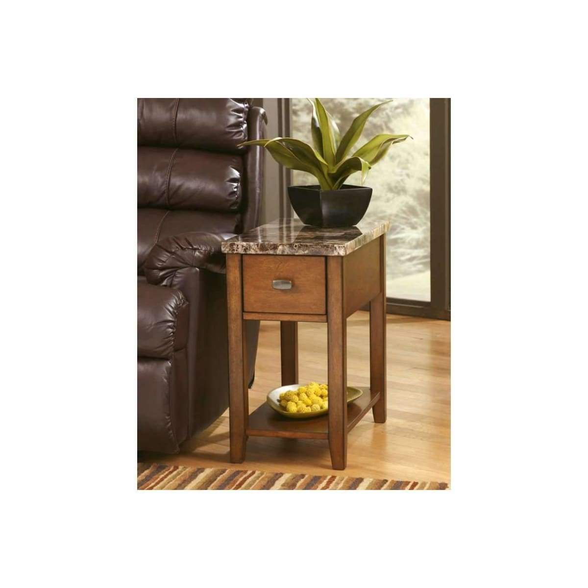 Breegin chairside best sale end table