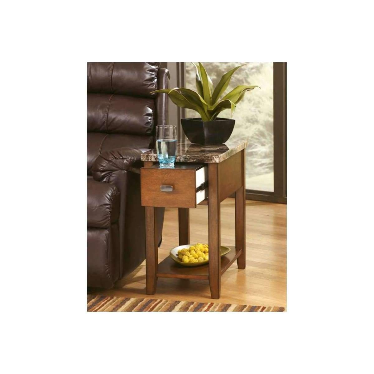 Breegin Chairside End Table - END TABLE/SIDE TABLE