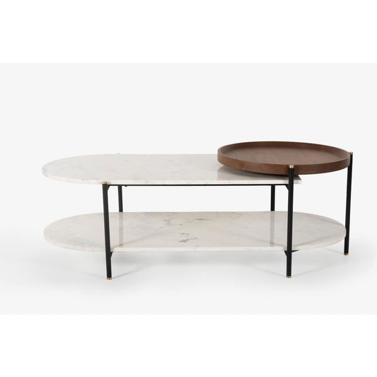 Breka Marble Top Coffee Table - coffee-tables