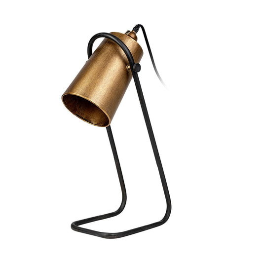Brent Table Lamp Gold/Black Metal - table-lamps