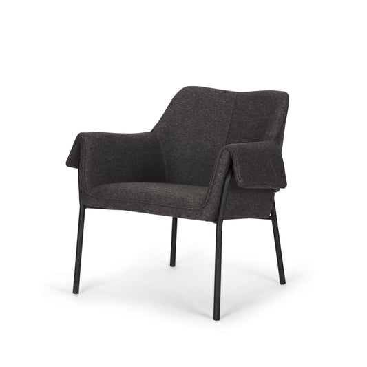 Brently Upholstered Accent Chair Gray - accent-chairs