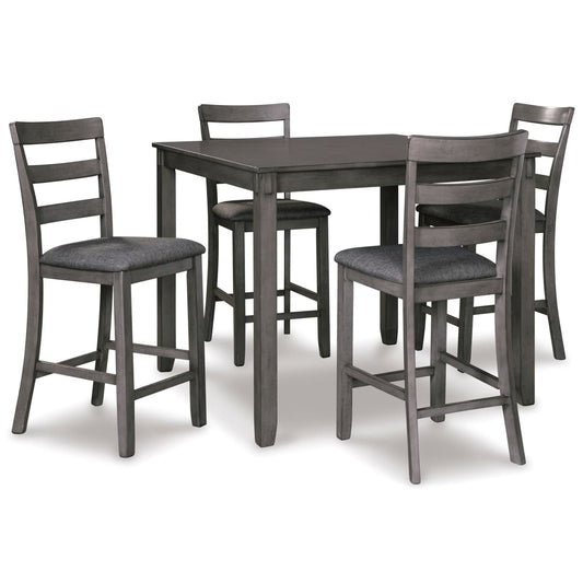 Bridson Square Counter TBL Set (5/CN) - DININGCOUNTERHEIGHT