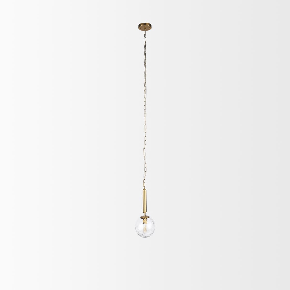 Britton Pendant Light Gold Metal | Clear Glass - pendant-light