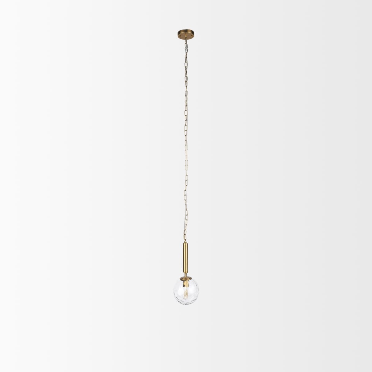 Britton Pendant Light Gold Metal | Clear Glass - pendant-light