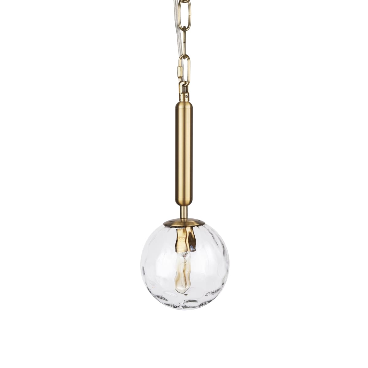 Britton Pendant Light Gold Metal | Clear Glass - pendant-light