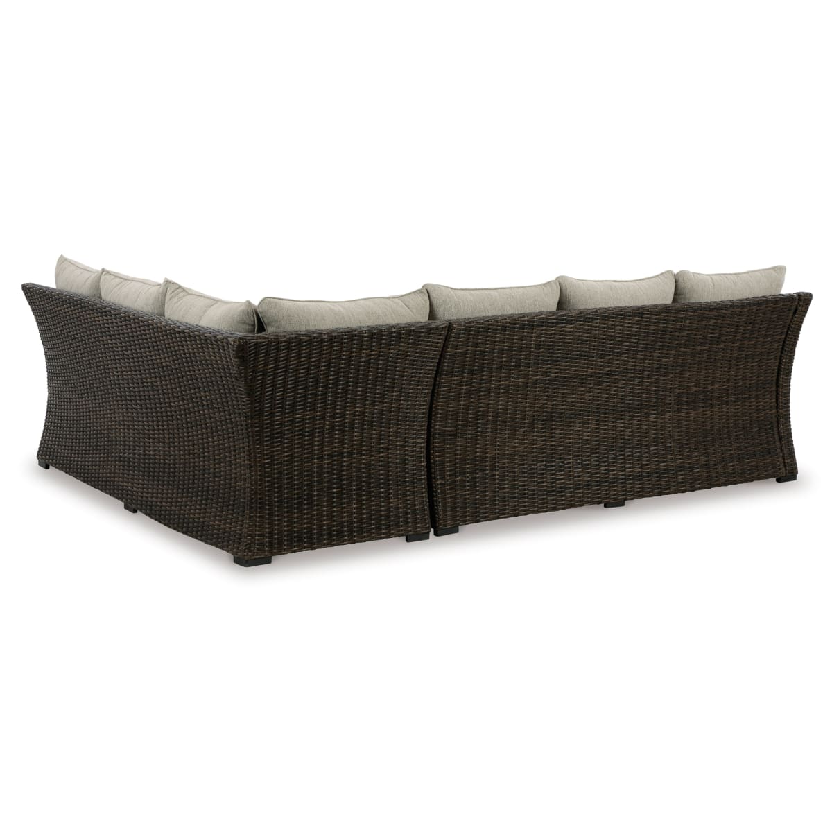 Brook Ranch Sofa SEC/Bench w/CUSH (3/CN) - Outdoor Sofa