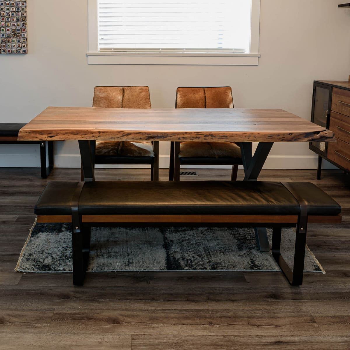 Brooklyn Upholstered Bench - lh-import-dining-benches