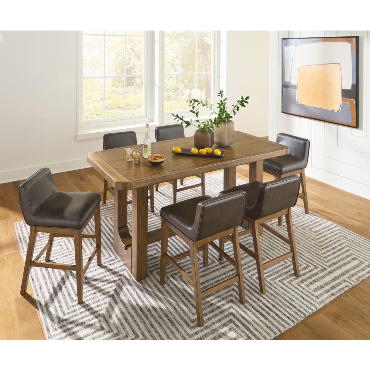 Cabalynn 7pc Counter Table Set - DININGCOUNTERHEIGHT