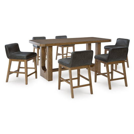Cabalynn 7pc Counter Table Set - DININGCOUNTERHEIGHT