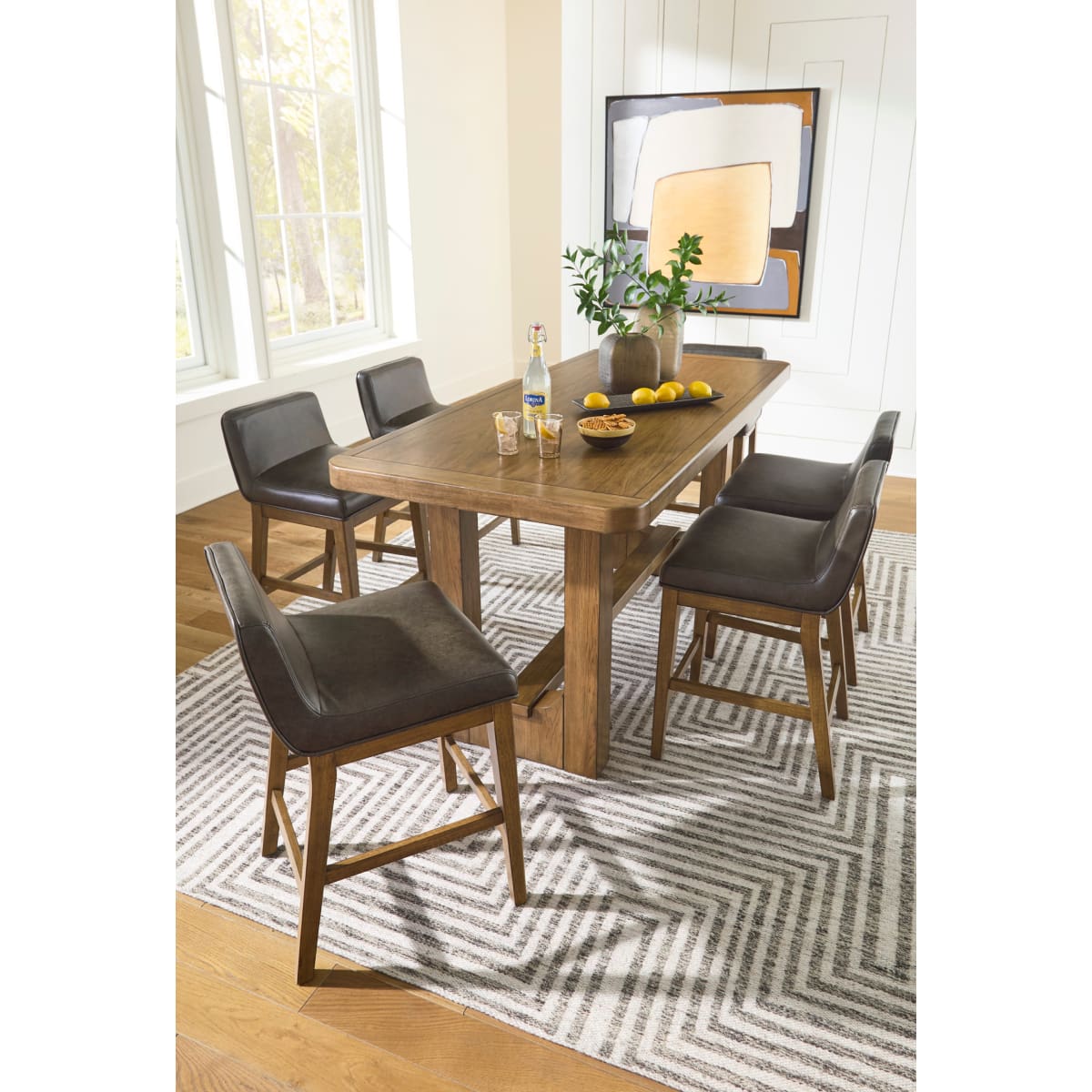 Cabalynn 7pc Counter Table Set - DININGCOUNTERHEIGHT