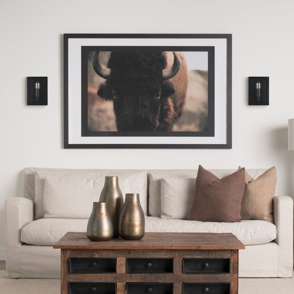 Cairn Wall Sconce Matte Black - wall-fixtures