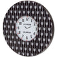 Calabash Wall Clock Black Wood | 33 - wall-clocks
