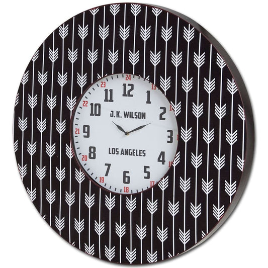 Calabash Wall Clock Black Wood | 33’’ - wall-clocks