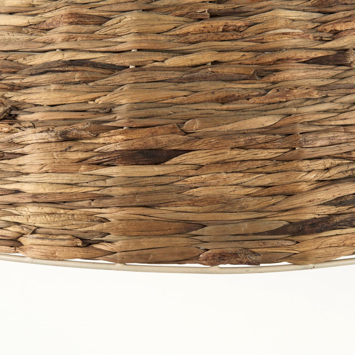 Campanile Pendant Light Brown Wicker | Half Domed - pendant-light