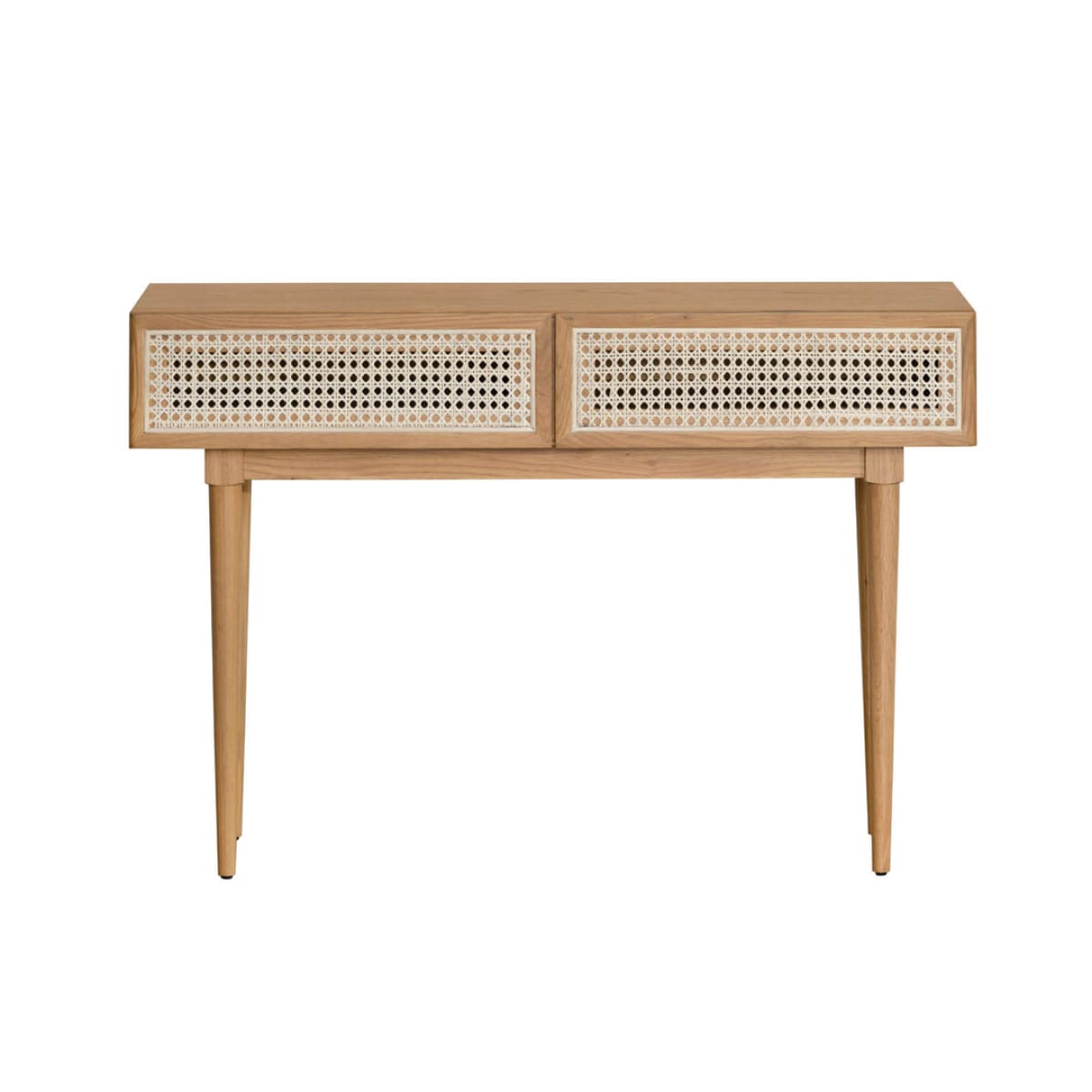 Cane Console Table - Natural - lh-import-console-tables