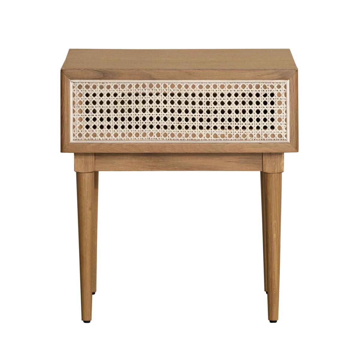 Cane Side Table - Natural - lh-import-side-tables