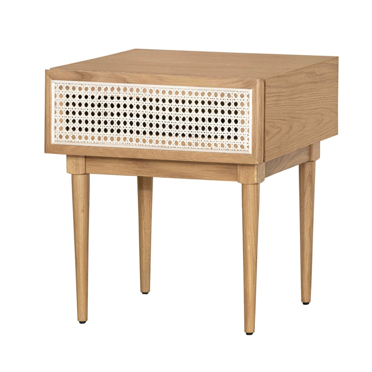 Cane Side Table - Natural - lh-import-side-tables
