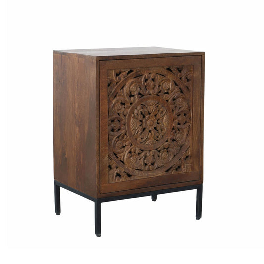 Carved Nightstand - lh-import-nightstands