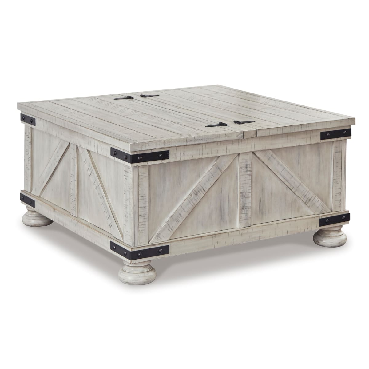 Carynhurst Storage Coffee Table - 36 W x 36 D x 18.25 H - COFFEE TABLE