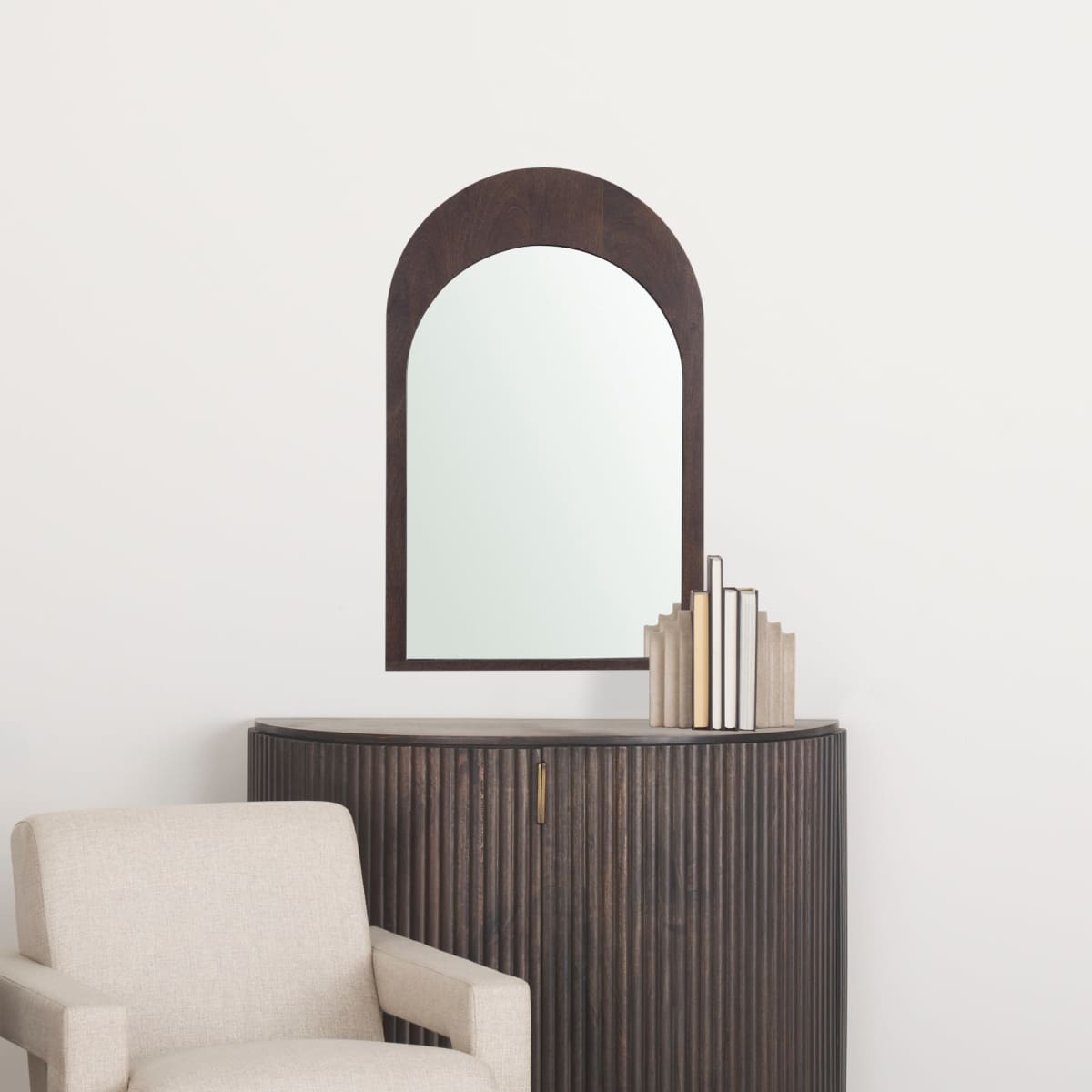 Celeste Wall Mirror Dark Brown | Tall - wall-mirrors-grouped