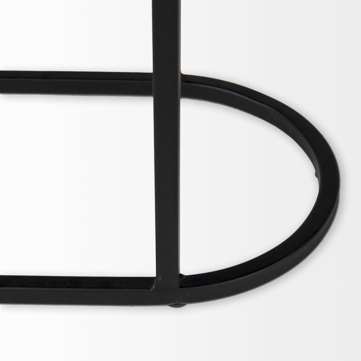 Celine Accent Table Glass | Black Metal - accent-tables