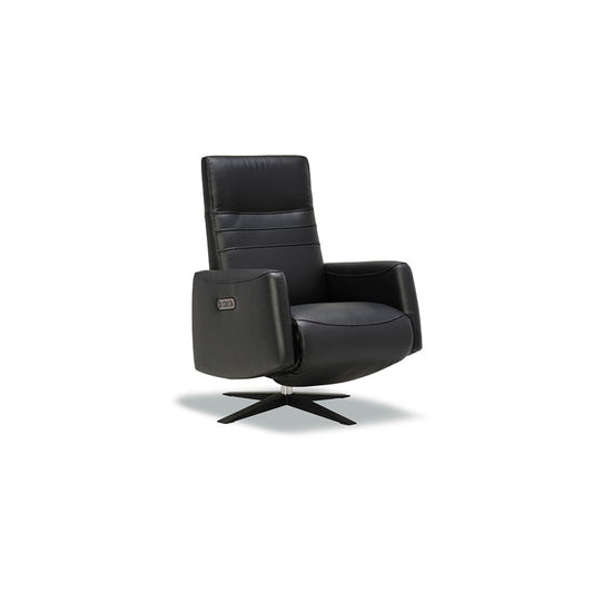 Ceres Leather Power recliner with Swivel Base - recliner