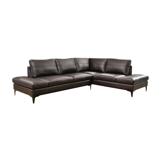 Chase Right Sectional - Espresso Brown - lh-import-sectionals
