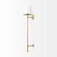 Chester Wall Sconce Gold Metal | Cream Shade - wall-fixtures