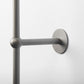 Chester Wall Sconce Gray Metal | Beige Shade - wall-fixtures