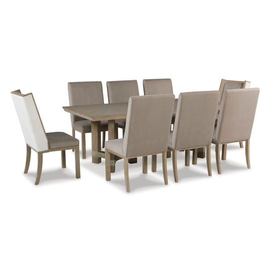 Chrestner Dining Set - 84 W x 40.13 D x 30.13 H - dining-table