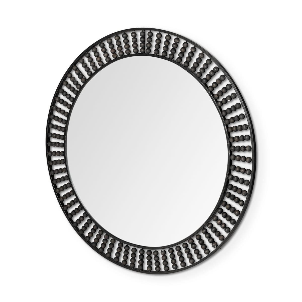 Claiborne Wall Mirror Black Metal | 42 - wall-mirrors-grouped