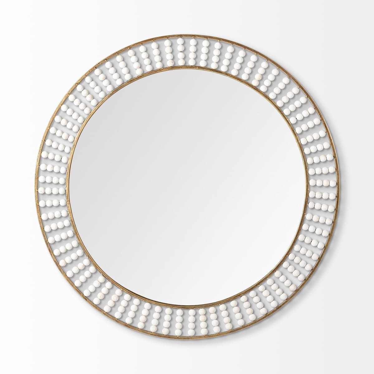 Claiborne Wall Mirror Gold Metal | 42 - wall-mirrors-grouped