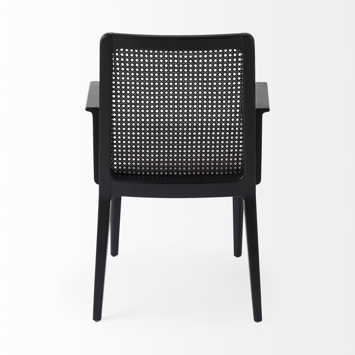 Clara Dining Chair Cream Fabric |Black Wood (Armchair) - dining-chairs