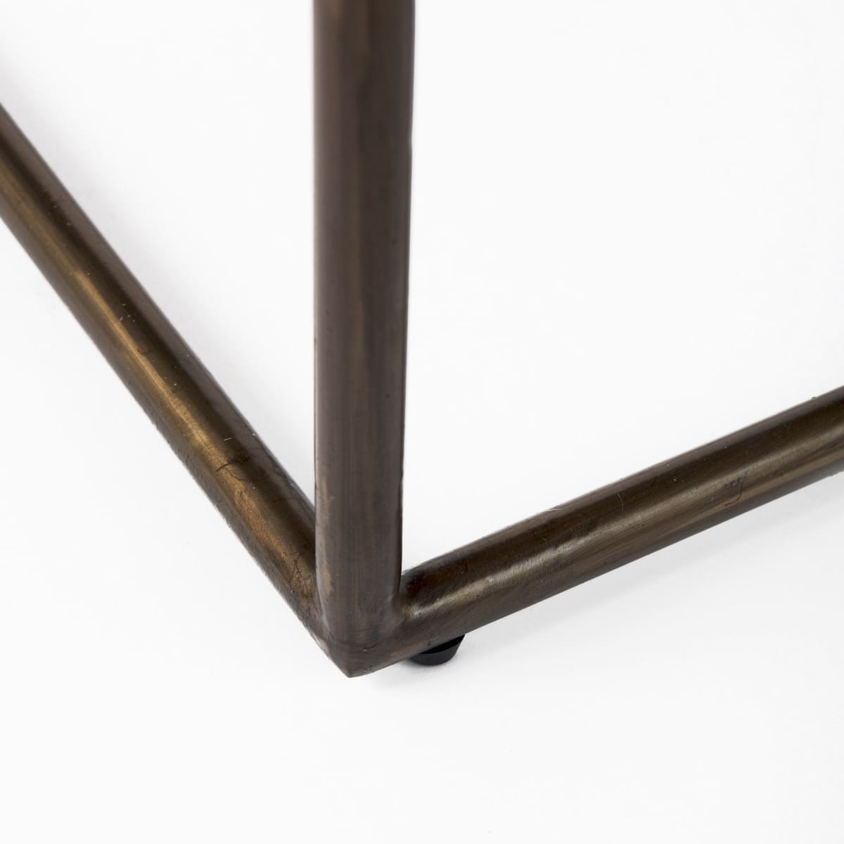 Clarissa Leather Seat Bar Counter Stool Black Leather | Gold Metal | Counter - bar-stools