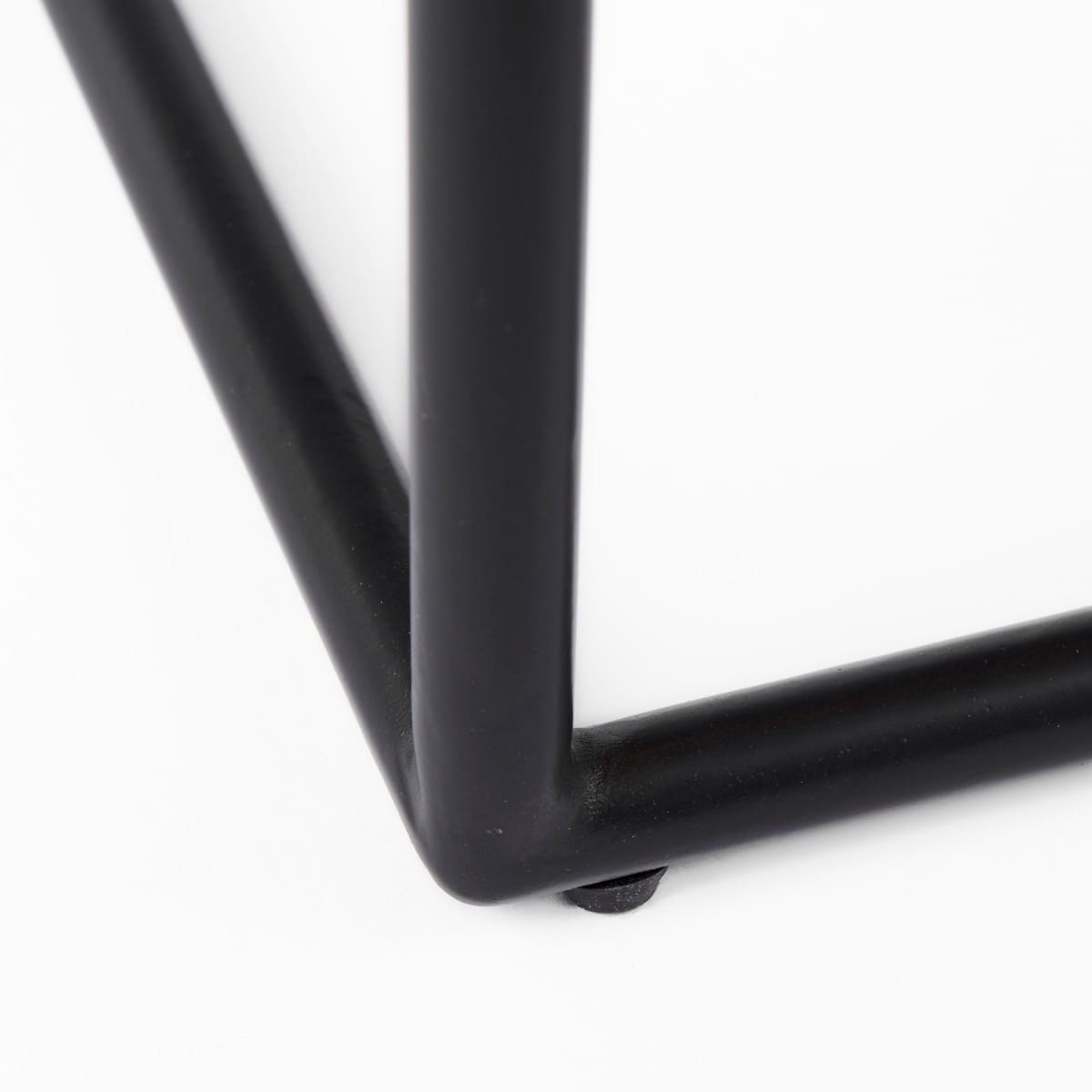 Clarissa Leather Seat Bar Counter Stool Brown Leather | Black Metal | Counter - bar-stools