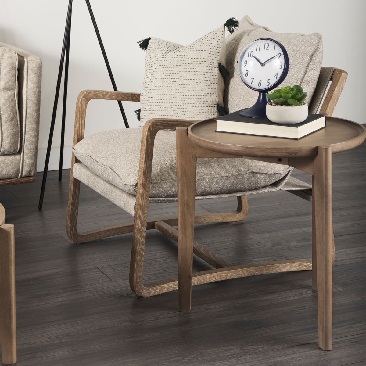 Cleaver Accent Table Brown Wood - accent-tables
