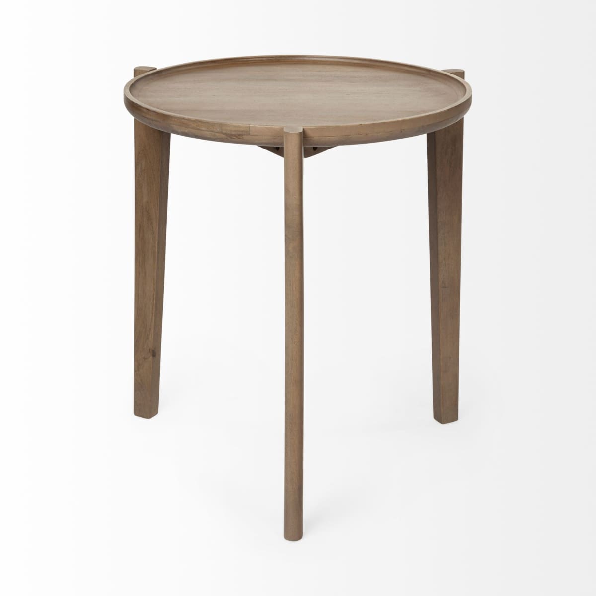 Cleaver Accent Table Brown Wood - accent-tables