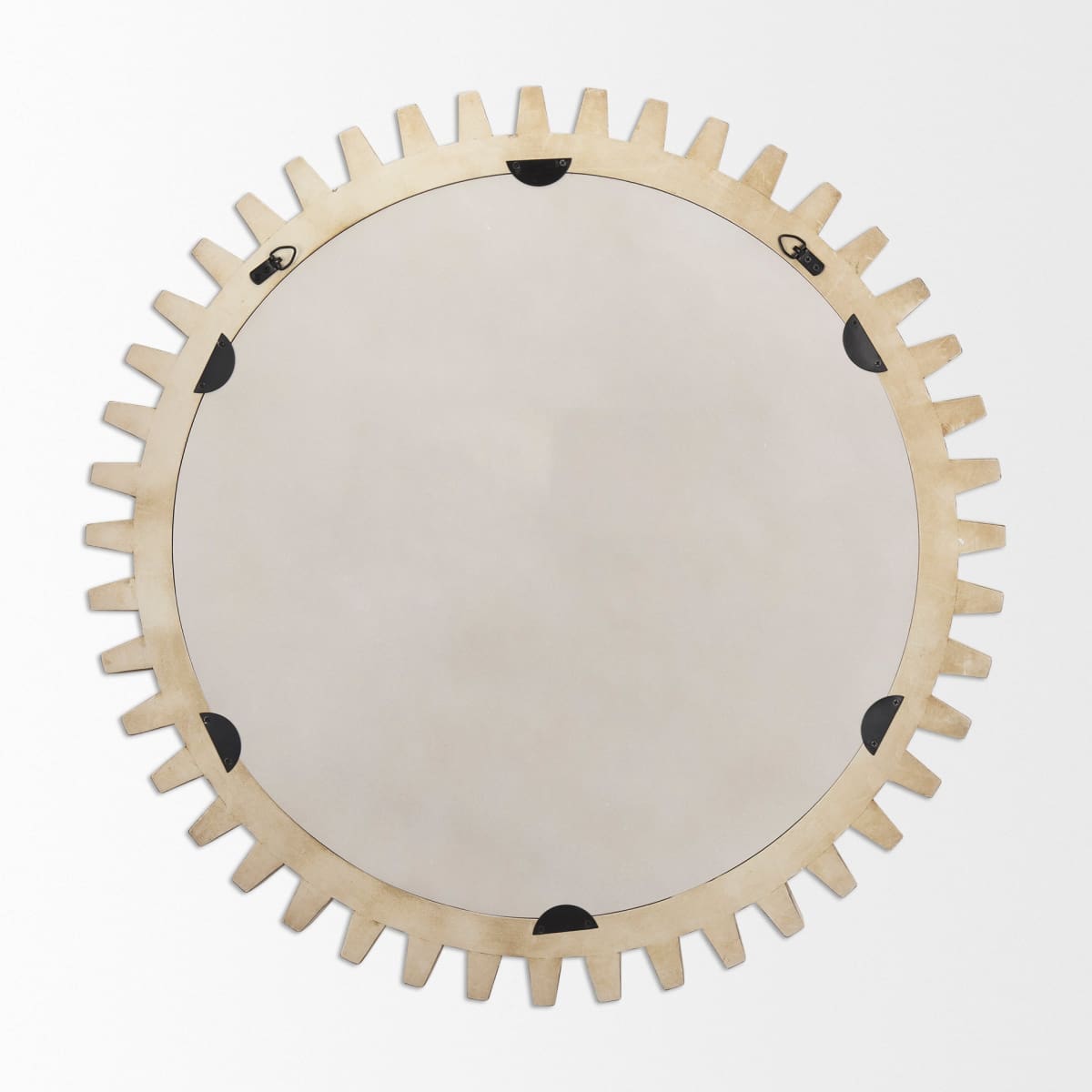 Cog Wall Mirror Natural Wood | 35’’ - wall-mirrors-grouped