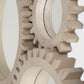 Cog Wall Mirror Sterling White Wood | 26 | Sterling - wall-mirrors-grouped