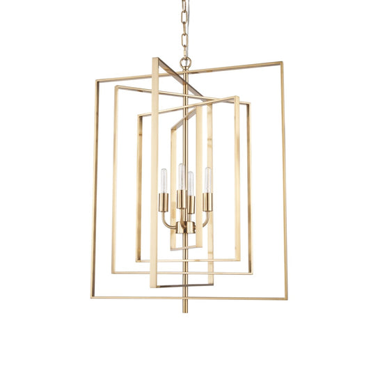 Colleen Chandelier Antiqued Gold - chandeliers