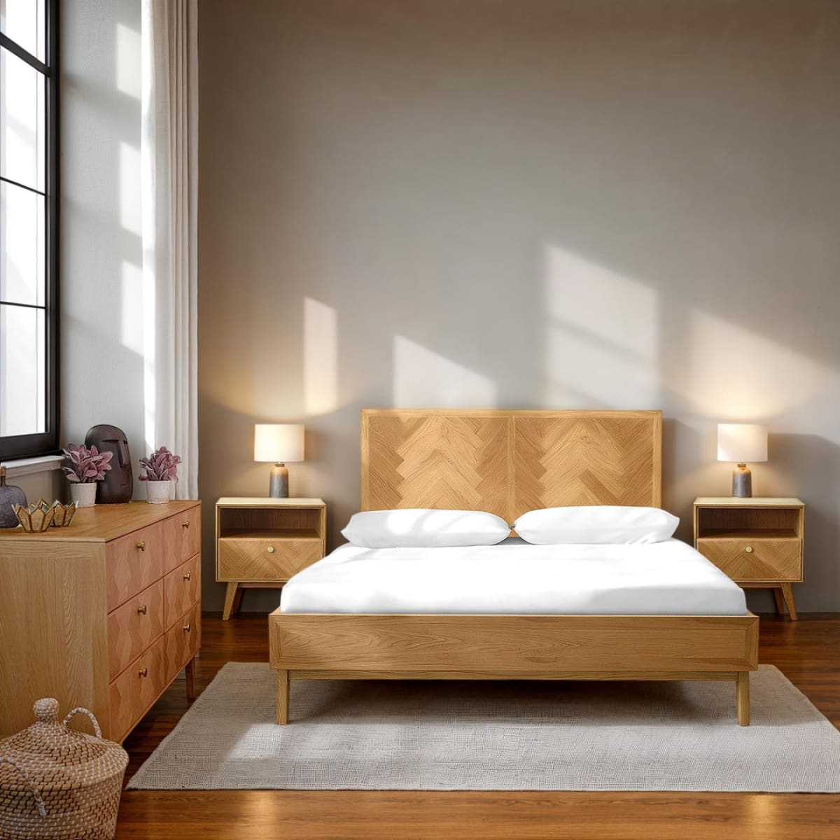 Colton Queen Bedroom Set - lh-import-nightstands