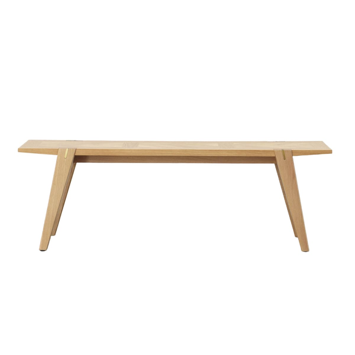 Colton Small Dining Bench W/ Brass - lh-import-dining-benches